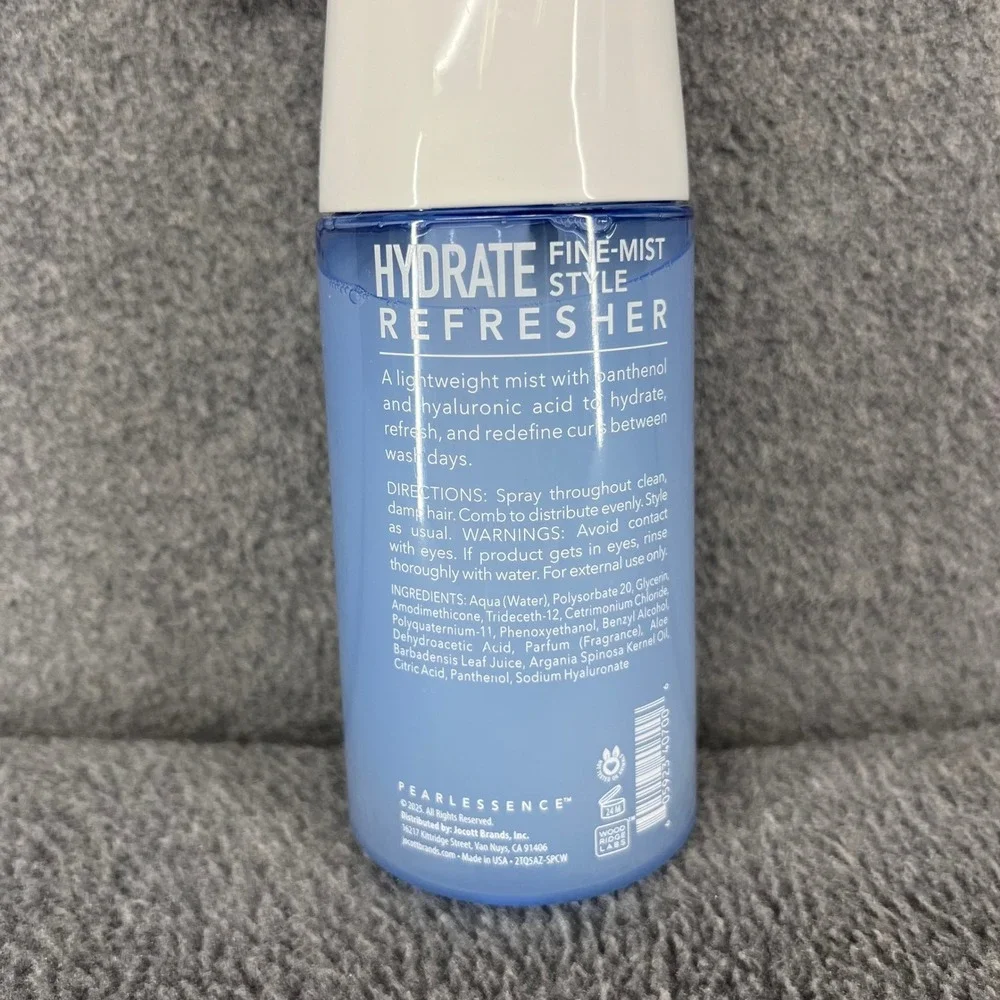 Pearlessence Hydrate Fine-Mist Style Refresher Women 6.7 oz Blue Curl Hair Spray